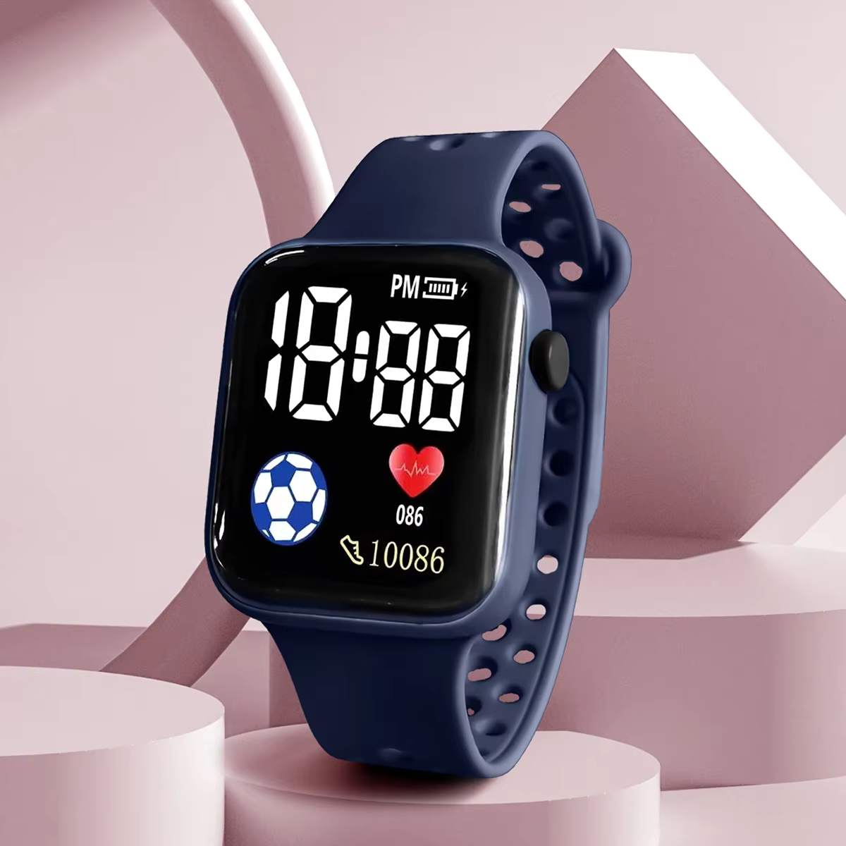 Montres numériques LED pour enfants et adultes