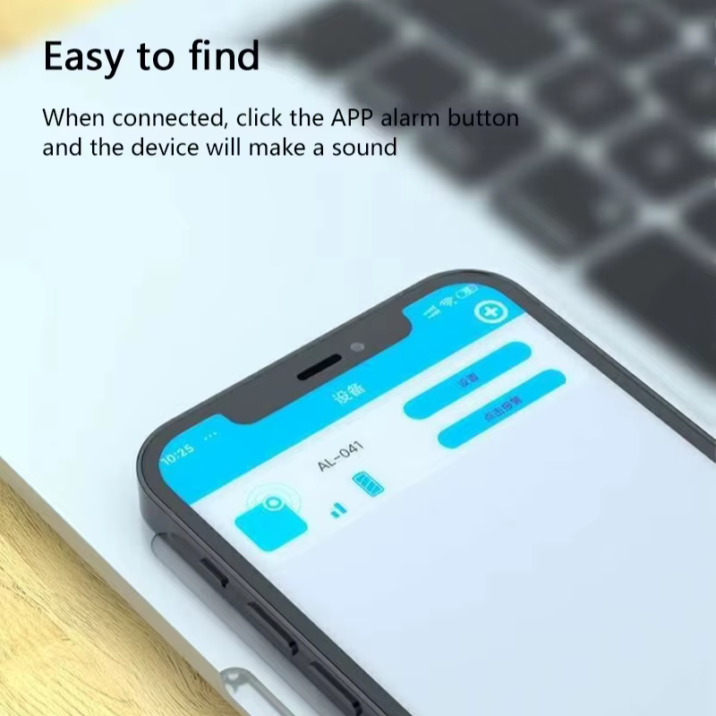 – traceur GPS intelligent Airtag Bluetooth 5.3, fonctionne avec le système Android iOS, Mini localisateur d'étiquette d'air, sac