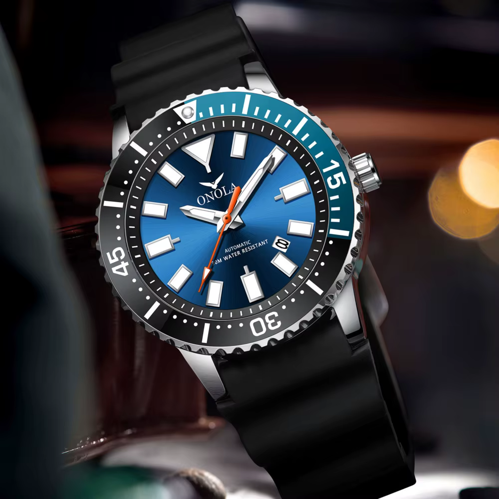 Montres mécaniques à mouvement automatique pour hommes