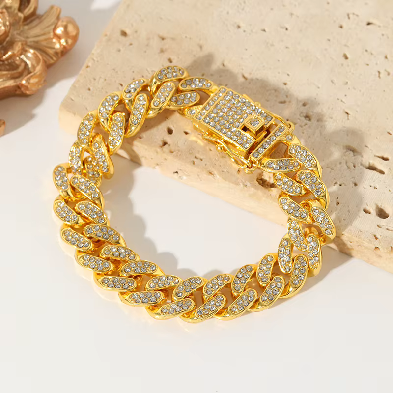 Bracelet de poignet étanche en acier inoxydable pour hommes et femmes