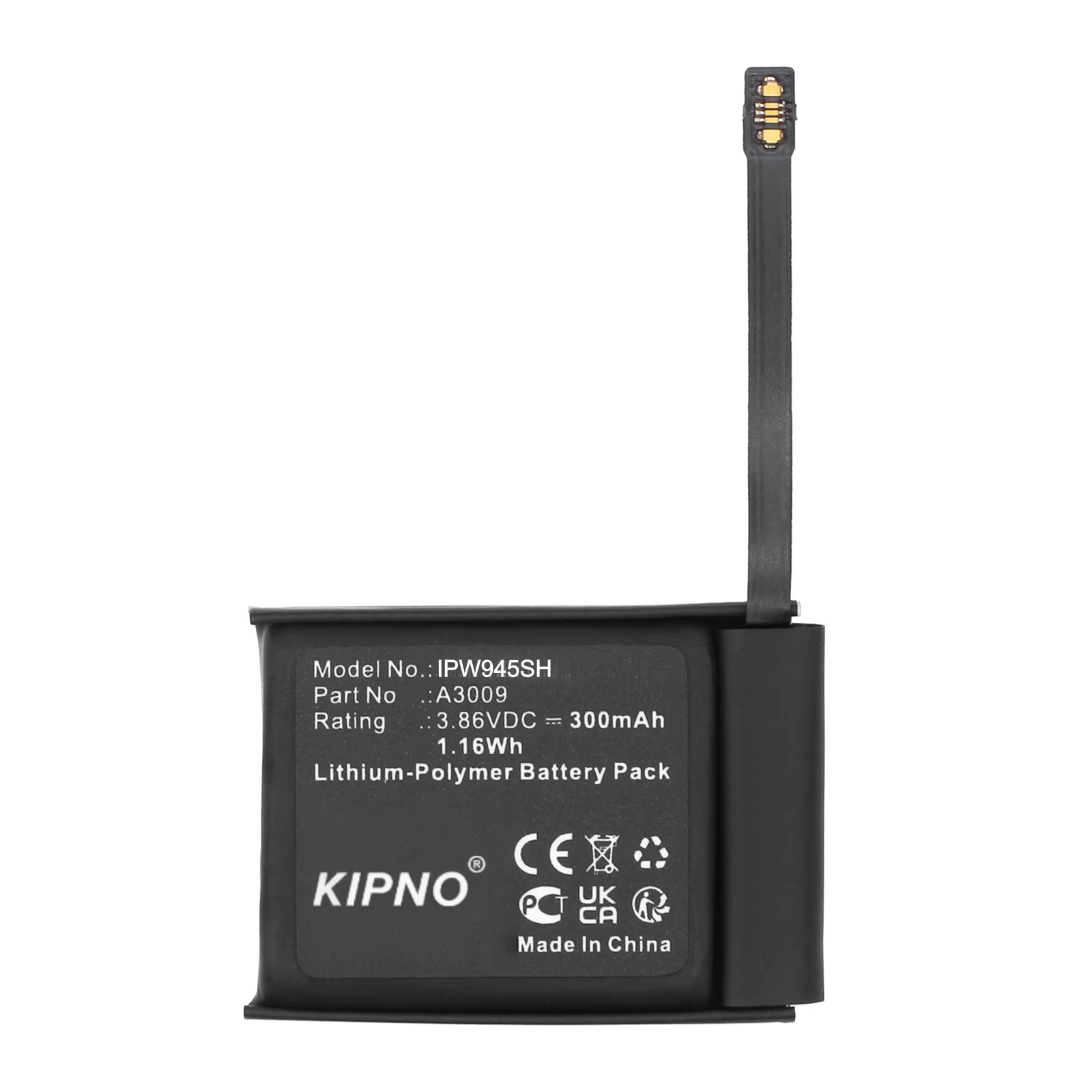 Batterie de montre intelligente 290mAh pour Apple Watch SE 44mm A2180