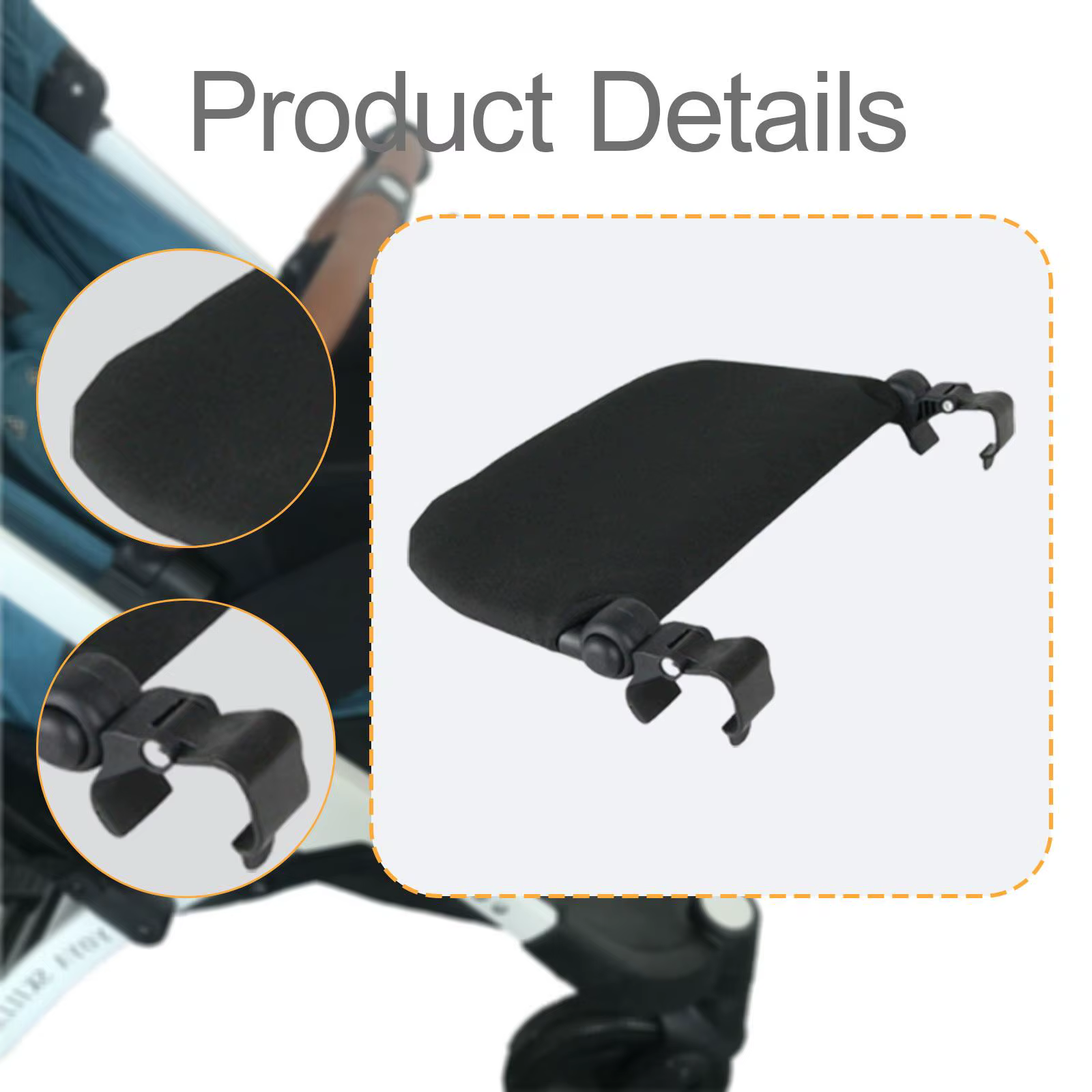 Accessoires pour poussette : Repose-pieds extensible pour Babyzen Yoyo2 YOYO 2 Yoya, support de jambe pour poussette bébé