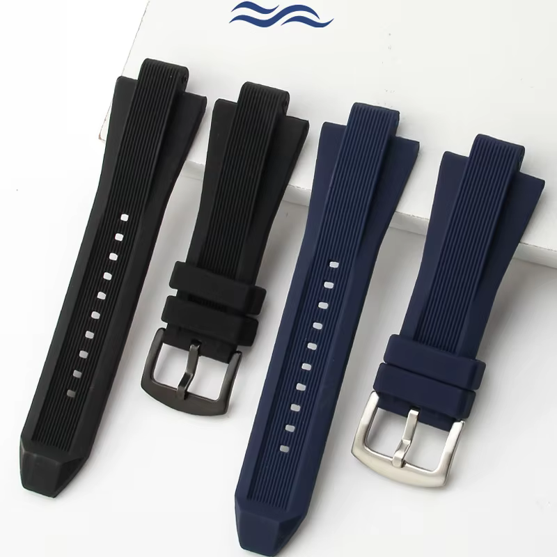 Bracelet de montre en caoutchouc de Silicone de haute qualité pour remplacement Michael Kors MK9019 MK8295 MK8492 MK9020