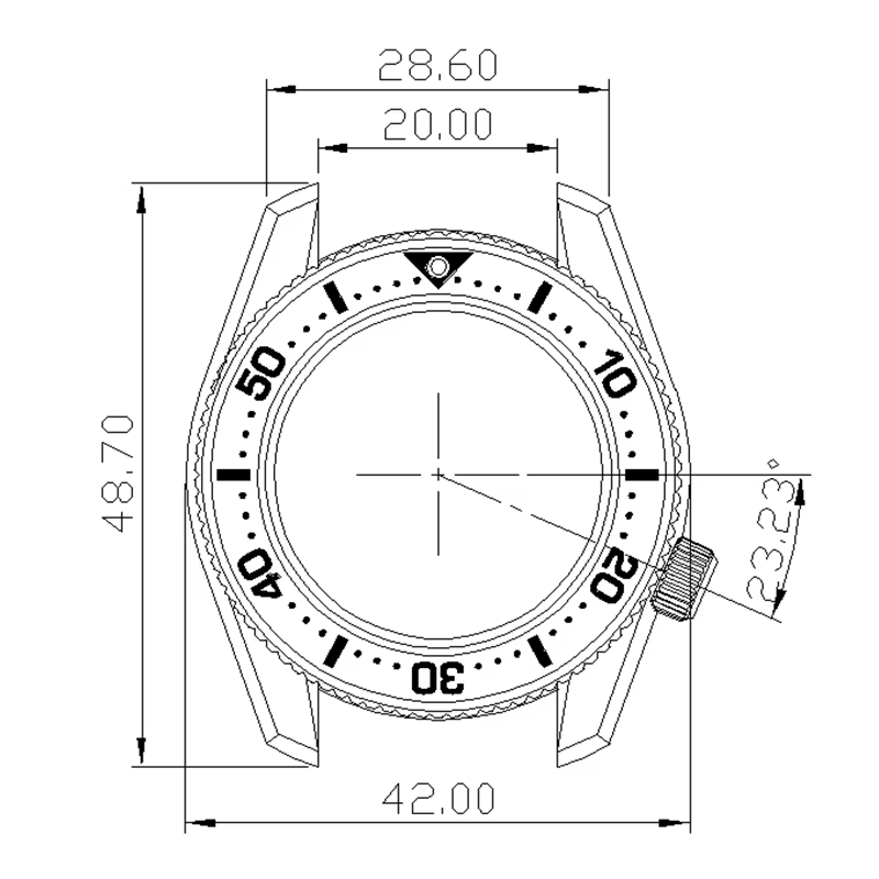 Boîtier de montre 42mm SPB185/SPB187J1