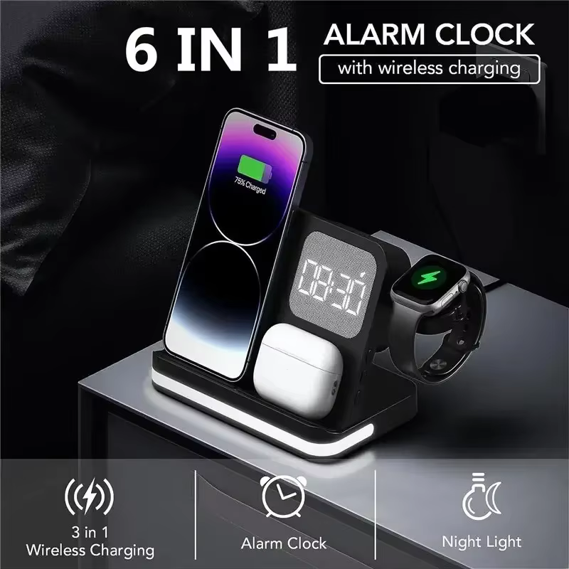 Support de chargeur sans fil 6 en 1