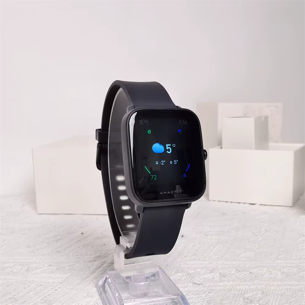 Amazfit Bip U Pro montre intelligente SpO2 5ATM étanche Bluetooth5.0 GPS surveillance du sommeil Version mondiale 95 nouvelle exposition SmartWatch
