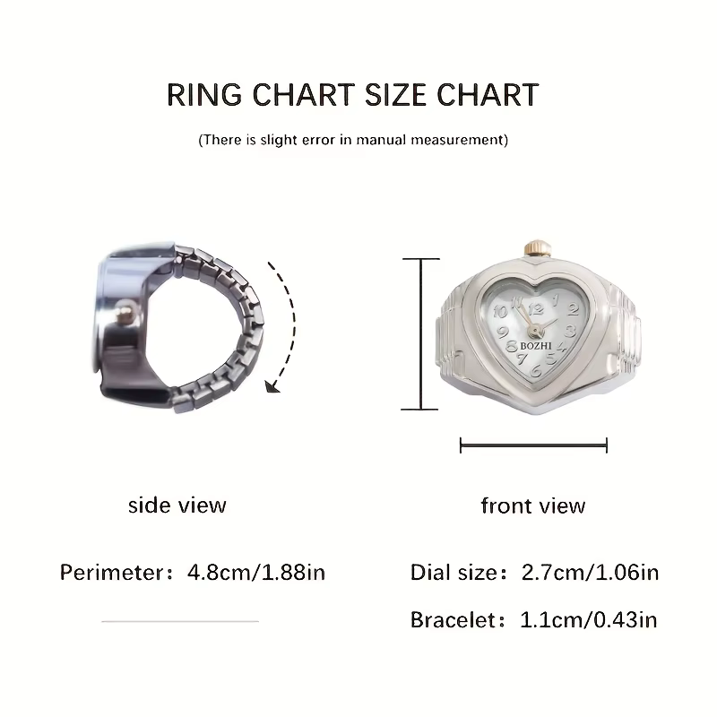 Nouvelle montre à cadran en forme de cœur