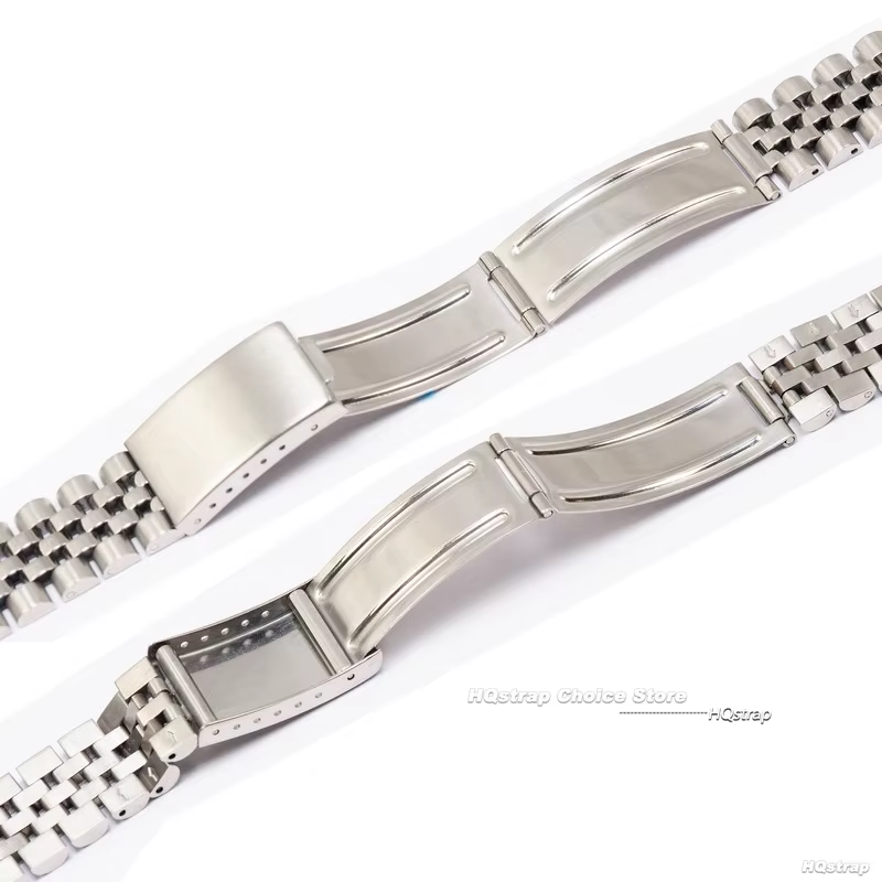Bracelet de montre à extrémité incurvée pour Bracelet jubilé pour Rolex DATEJUST, accessoires de luxe en acier inoxydable, 18mm 19mm 20mm 21mm 22mm