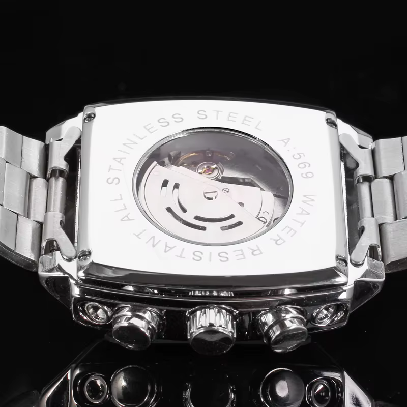 Montre carrée multifonctionnelle pour homme