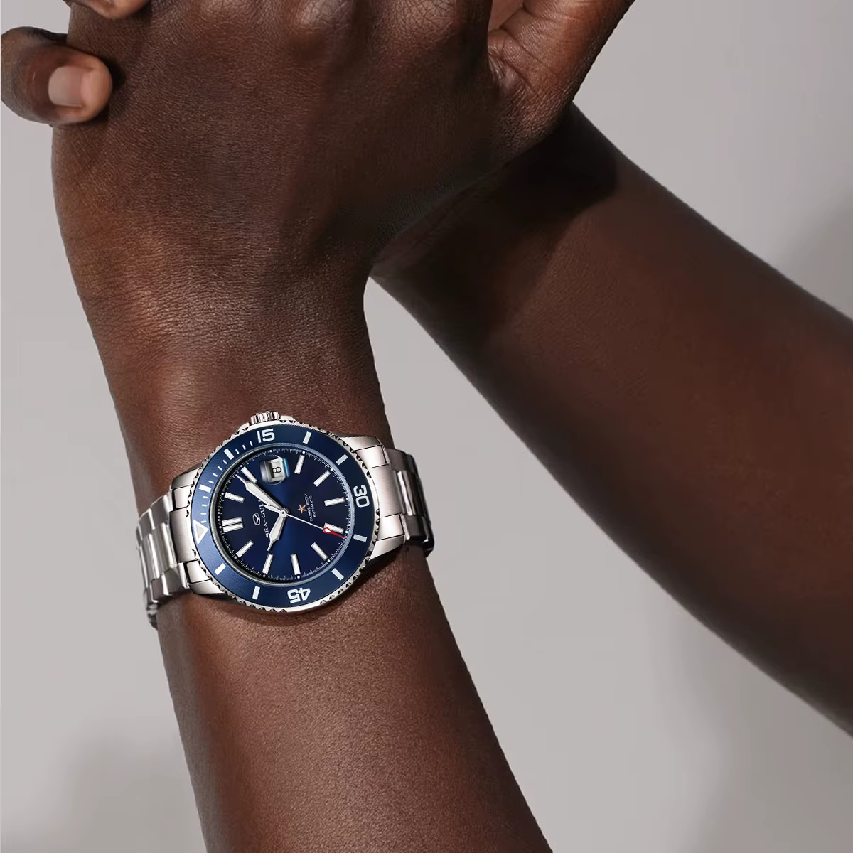 Seaghydrrelogio-Montre mécanique automatique pour homme