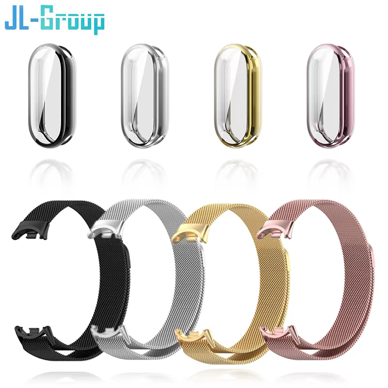 Bracelet en métal pour Xiaomi Mi Band 8 9 10