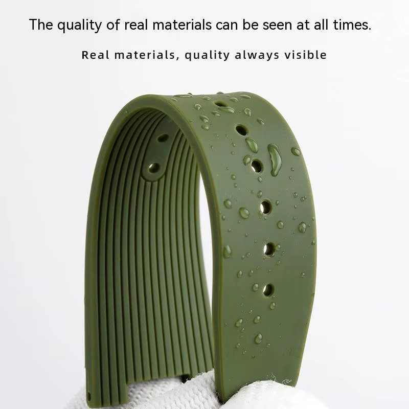 Bracelet de montre en Silicone souple et étanche