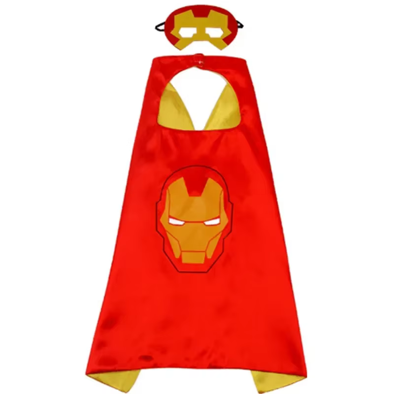 Capes de super-héros pour enfants, costumes d'Halloween cool, fournitures de fête de festival de cosplay, cadeaux habillés, pour garçons et filles de 3 à 12 ans