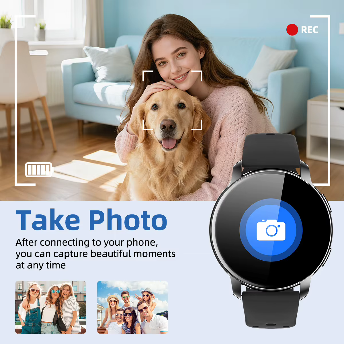 Montre connectée 2026 pour hommes et femmes