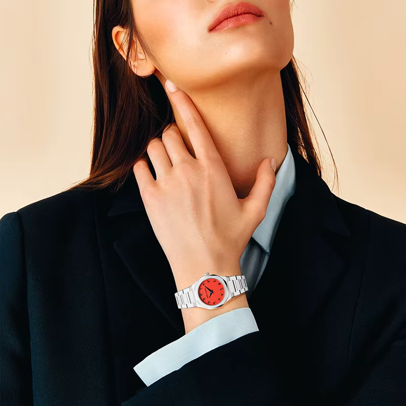 Montre Gorman pour femme avec cadran rouge Dopamine