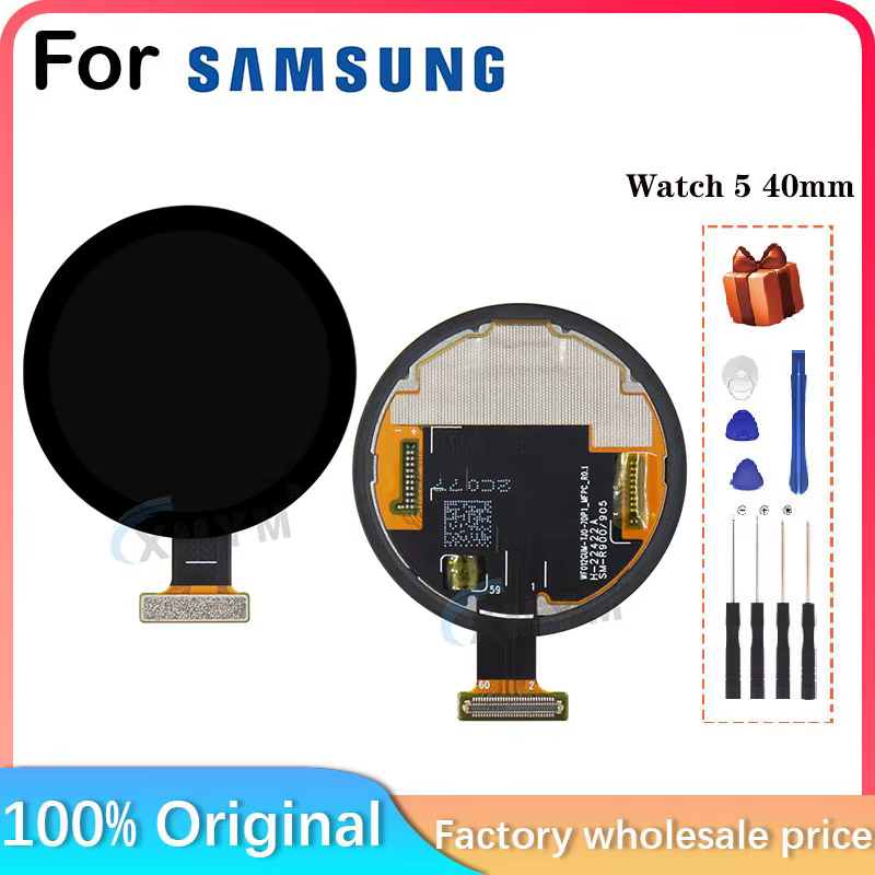 Pour Samsung Galaxy Watch 5 40mm SM-R900 SM-R905 Bluetooth Smart Watch LCD Affichage Remplacement et Réparation
