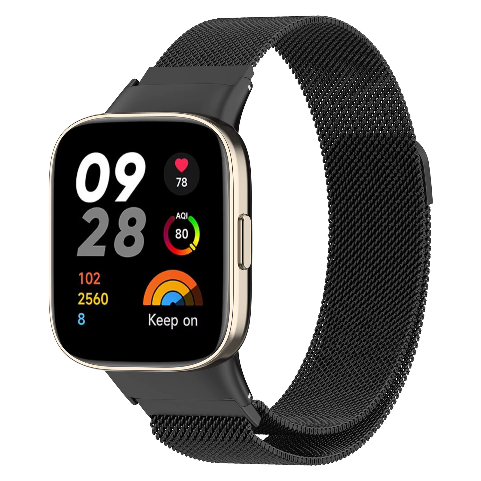 Bracelet en métal milanais pour Xiaomi Redmi Watch 3