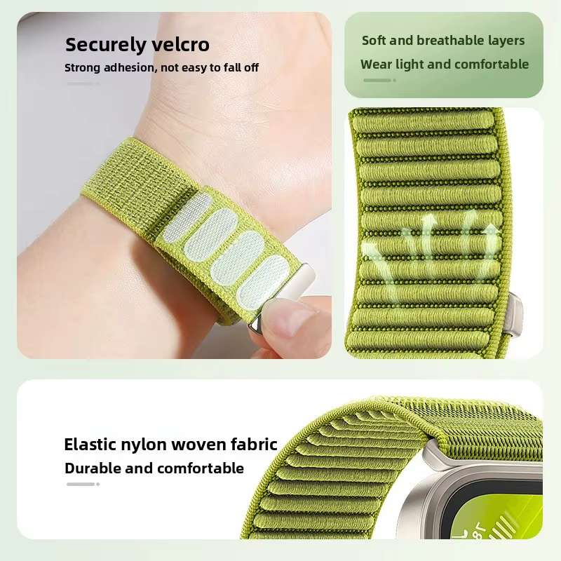 Pour montre Redmi 5 4 Bracelet à boucle en Nylon