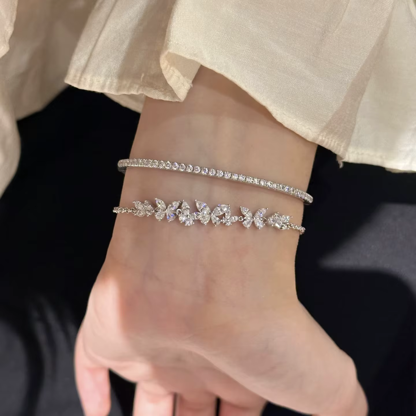 Bracelet élégant en zircon