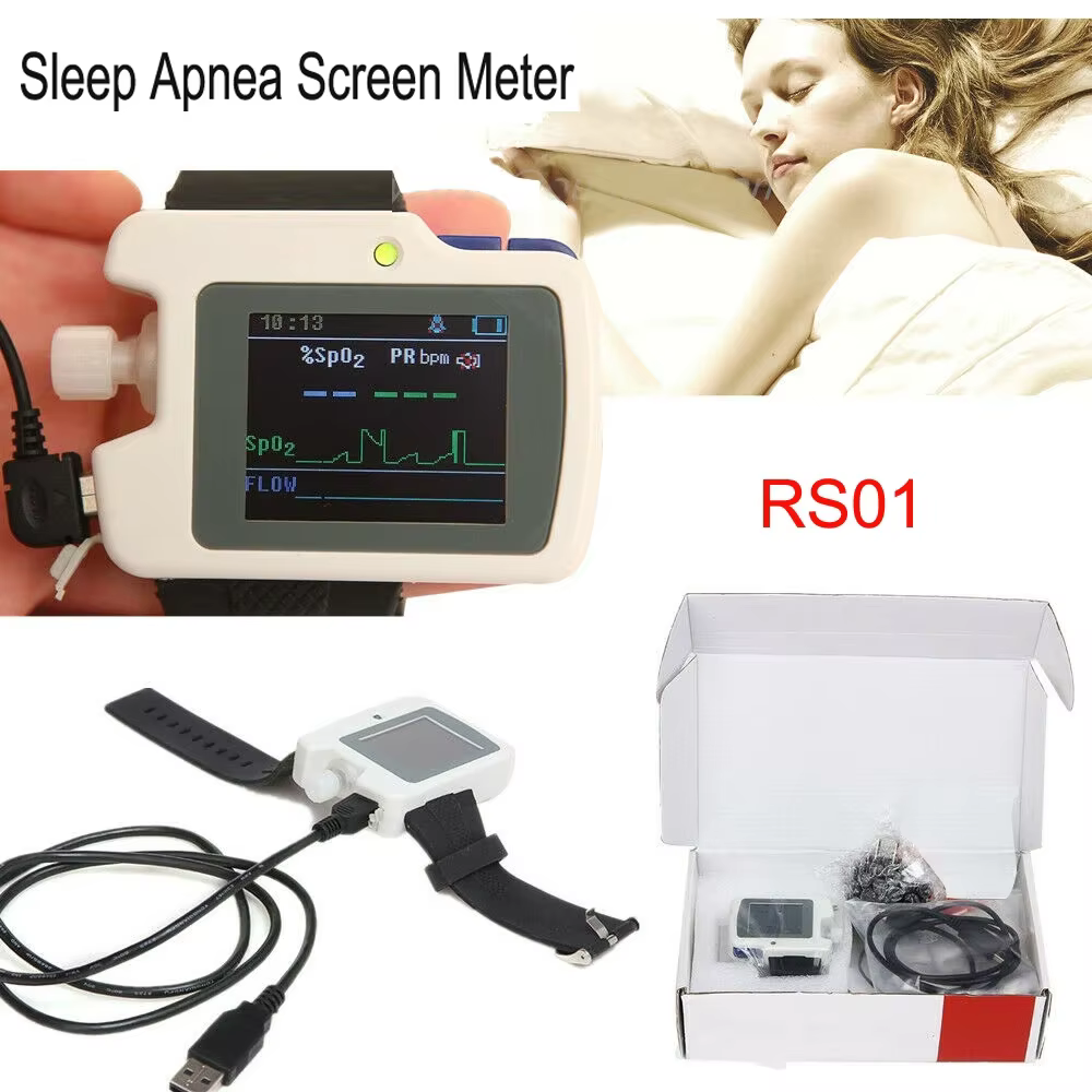 Fissurec RS01-Wrist-watch-Sleep-apnea-screen-meter-Respiration-Sleep-Monitor-PC-SW-CE