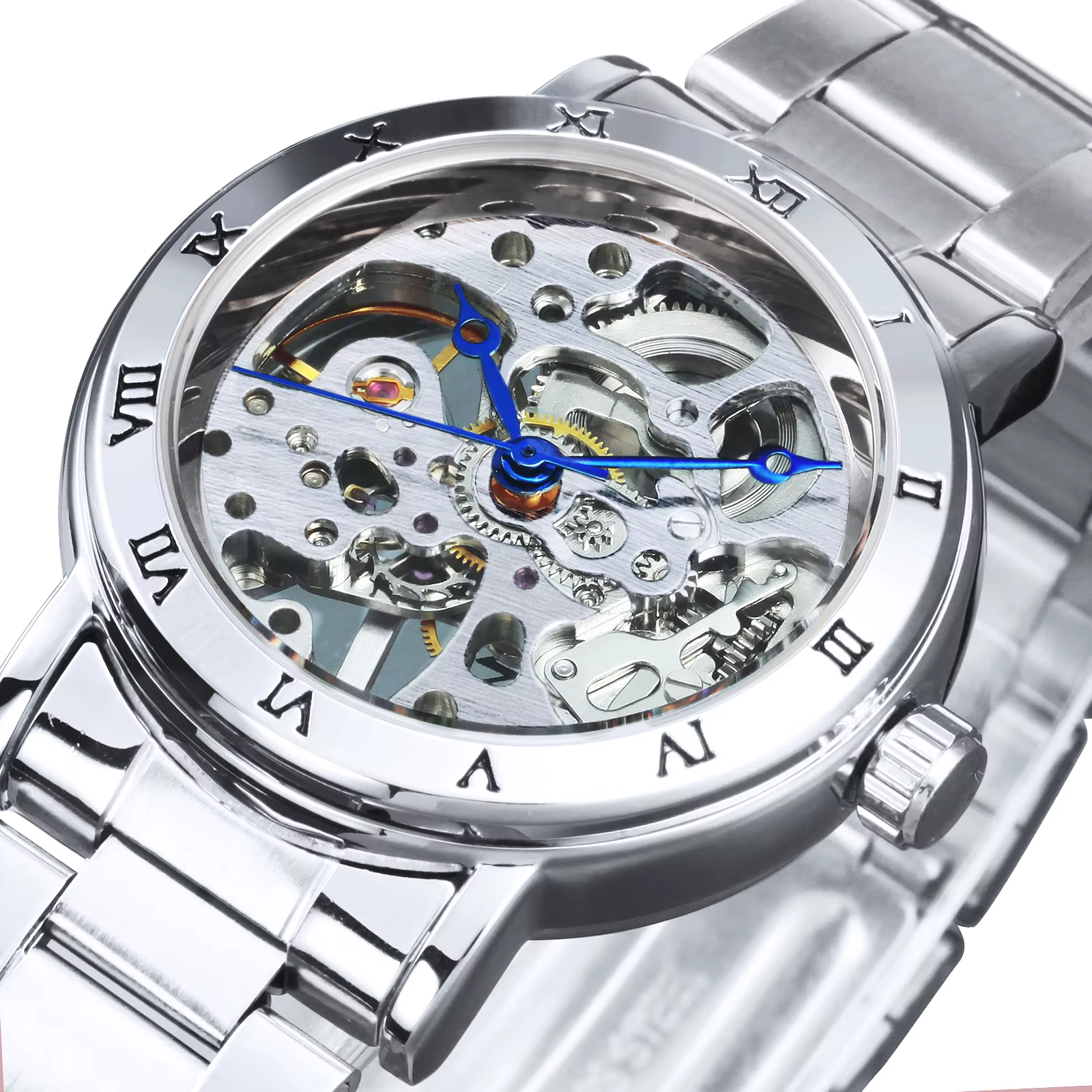WINNER – montre mécanique squelette pour femmes