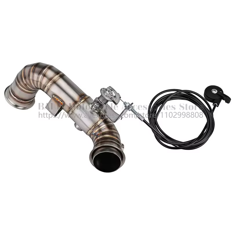 Tuyau de raccordement intermédiaire d'échappement avec valve pour moto DUKE 790, Duke 890, 890R, 790 Adventure R, Duke 790 R Rally