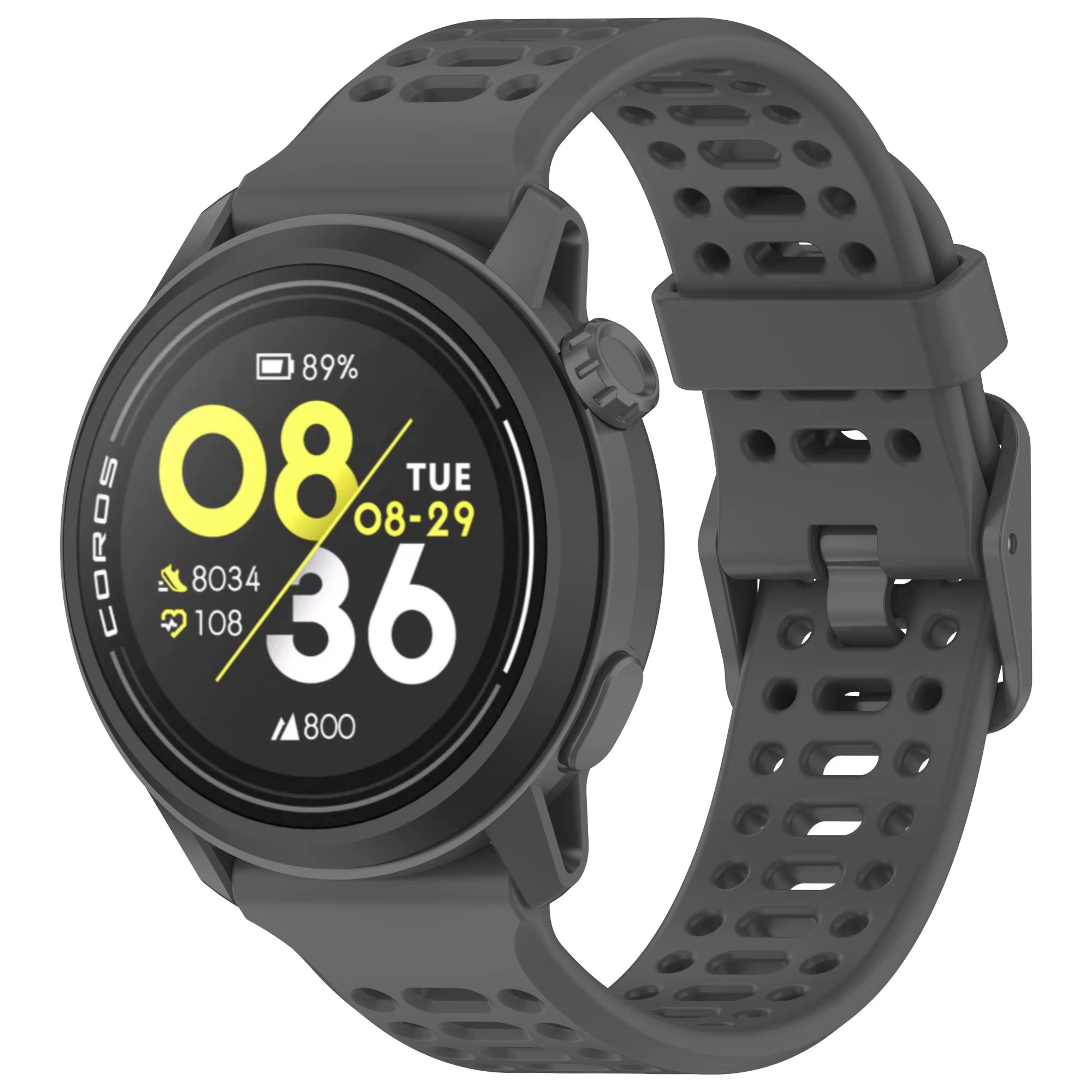 Bracelet de montre en Silicone pour COROS PACE 3/4/APEX 46mm/APEX Pro