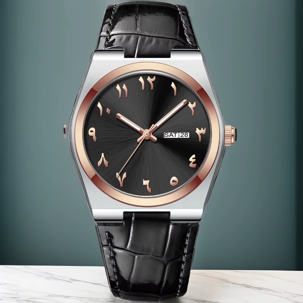 Moyen-Orient chiffres arabes sans Logo créatif hommes montres marque de luxe Quartz mode montre-bracelet homme cadeaux horloge Reloj Hombre