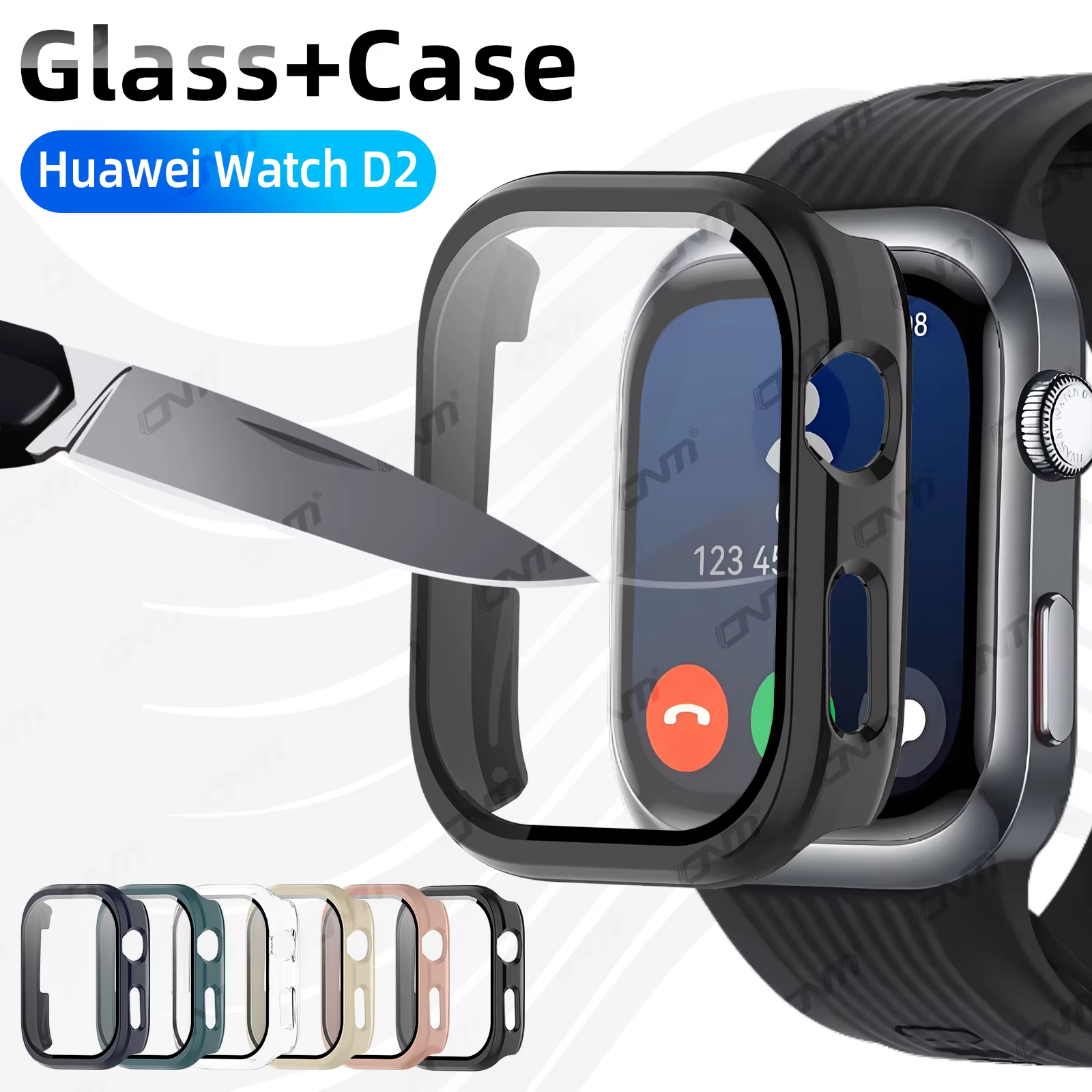 Coque en verre pour montre Huawei