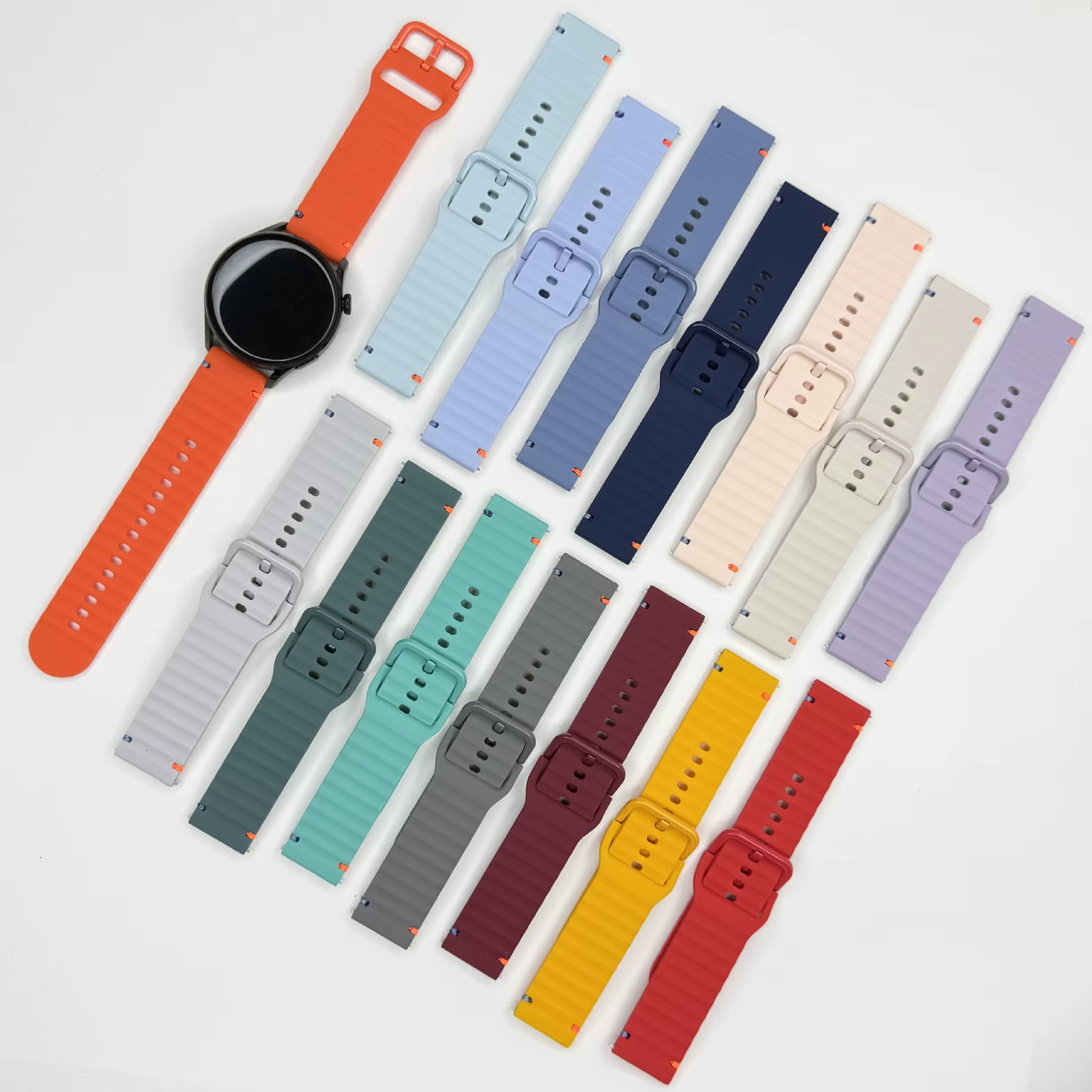 Bracelet en Silicone 20mm 22mm pour Suunto Vertical 2/Run/RACE 2 S/Ocean