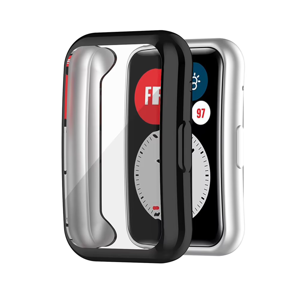 Étui de protection en TPU galvanisé pour montre Huawei
