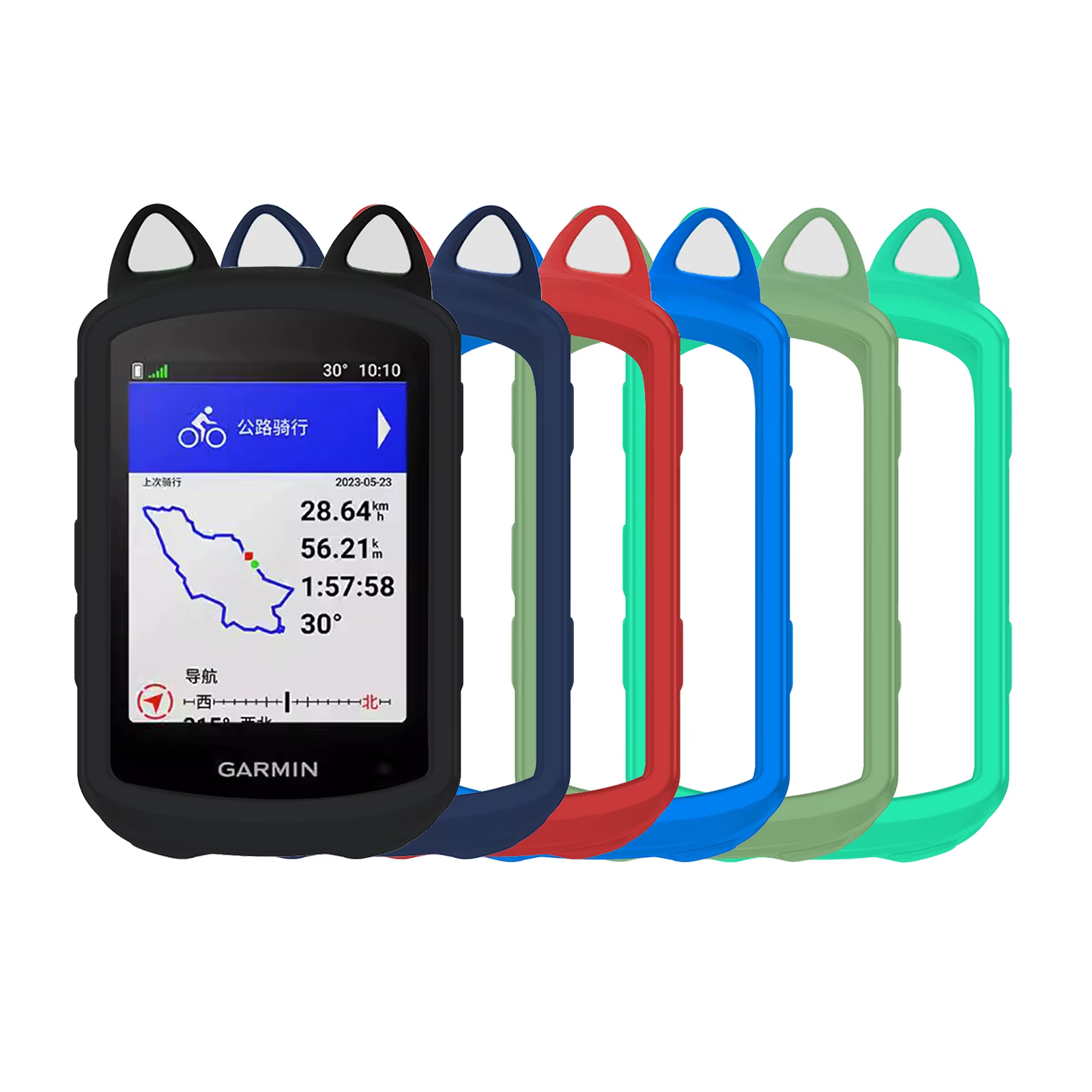 Garmin EDGE 540 840 étui GPS ordinateur de vélo housse en Silicone coque de protection en caoutchouc odomètre + Film HD