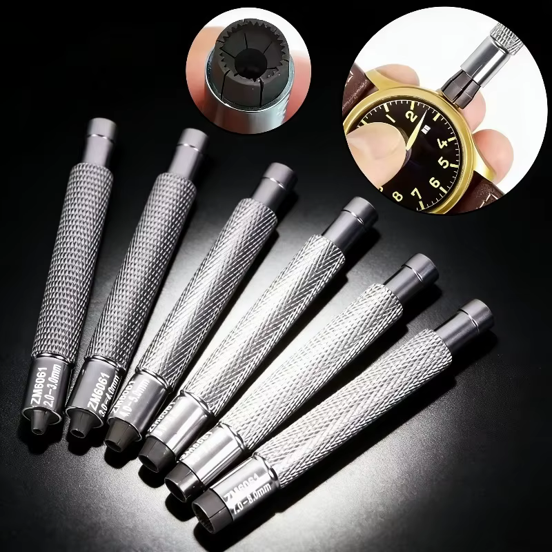 Outil de remontage de couronne de montre réglable de 2 à 8 mm pour la réparation de montres mécaniques manuelles - Kit professionnel de précision pour horloger