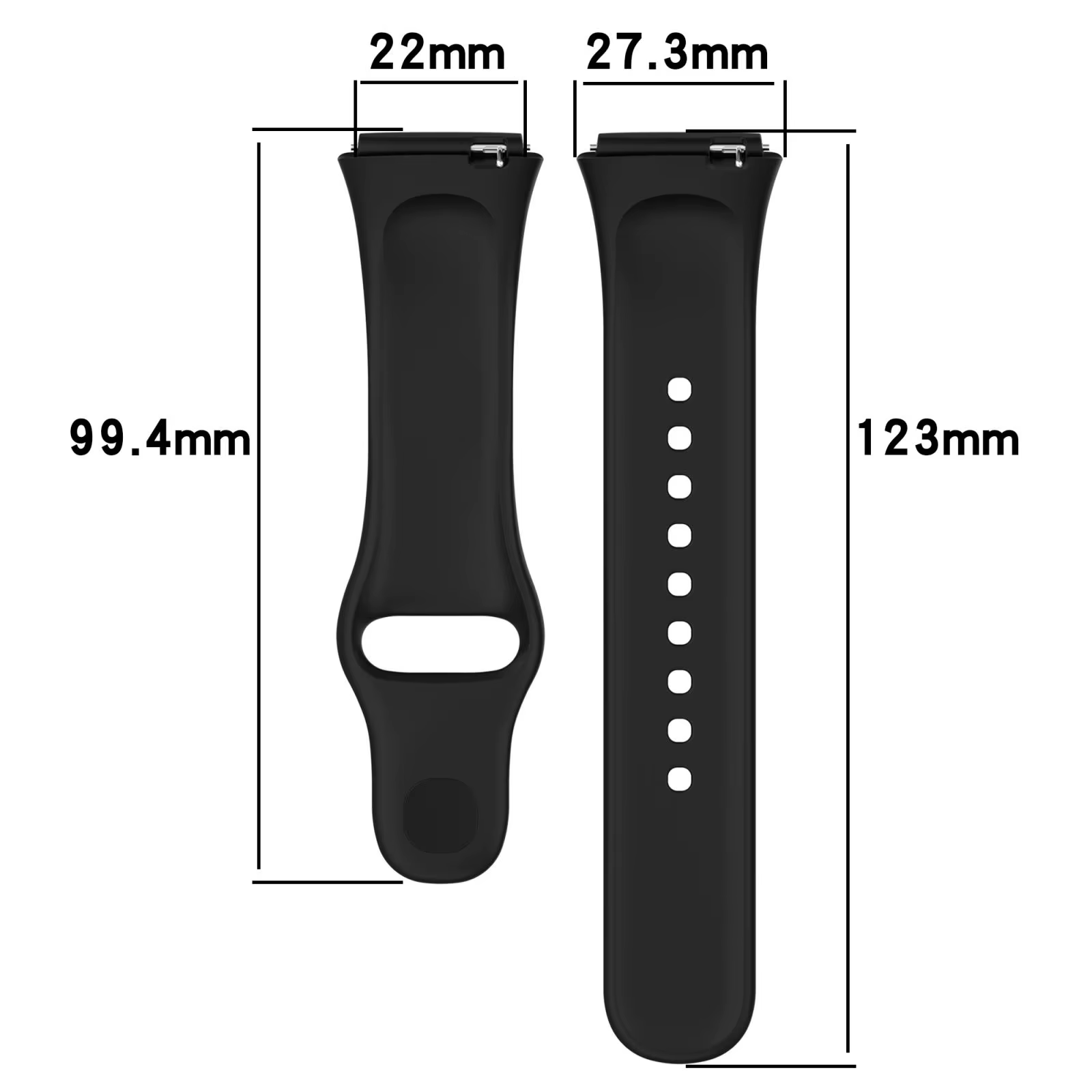Pour le remplacement du bracelet en silicone Xiaomi Redmi Watch 3 3 Active 3 Lite