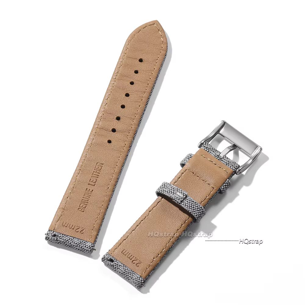 Bracelet de montre en tissu voile 20mm 22mm