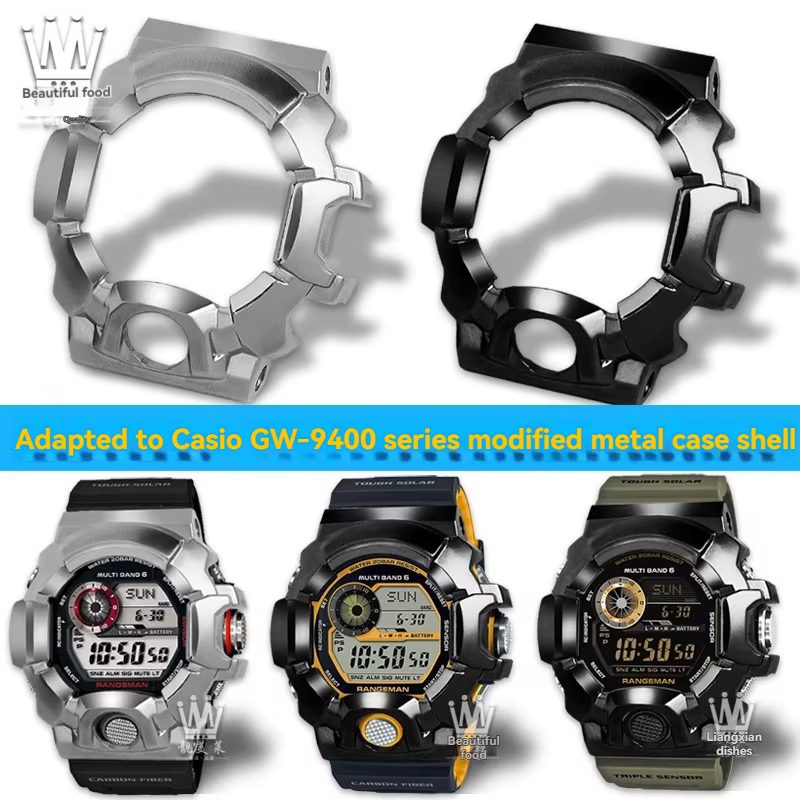 Boîtier en métal modifié pour Casio G-SHOCK série Cat Man 3410 GW-9400