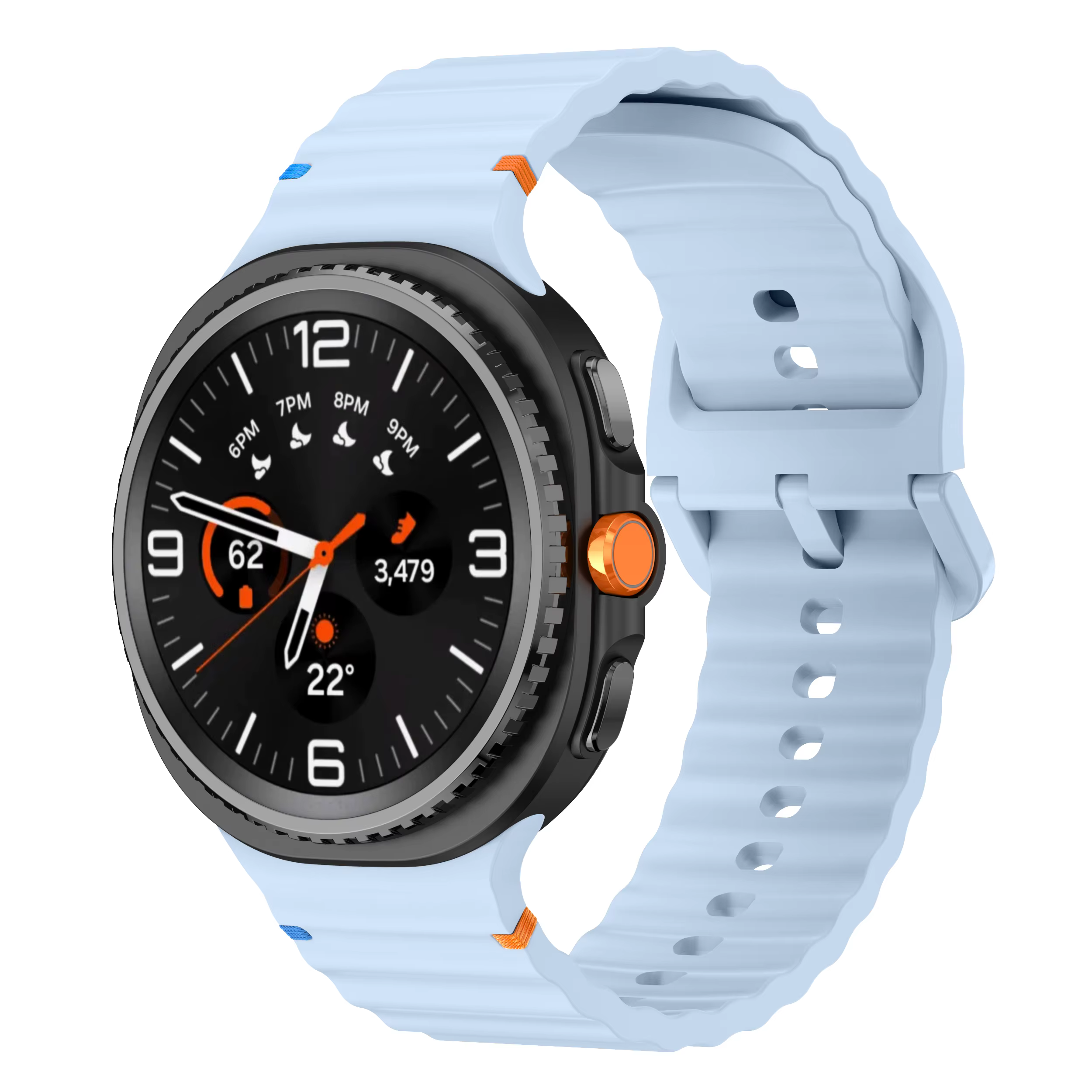 Bracelet de sport océan en Silicone pour Samsung Galaxy Watch8