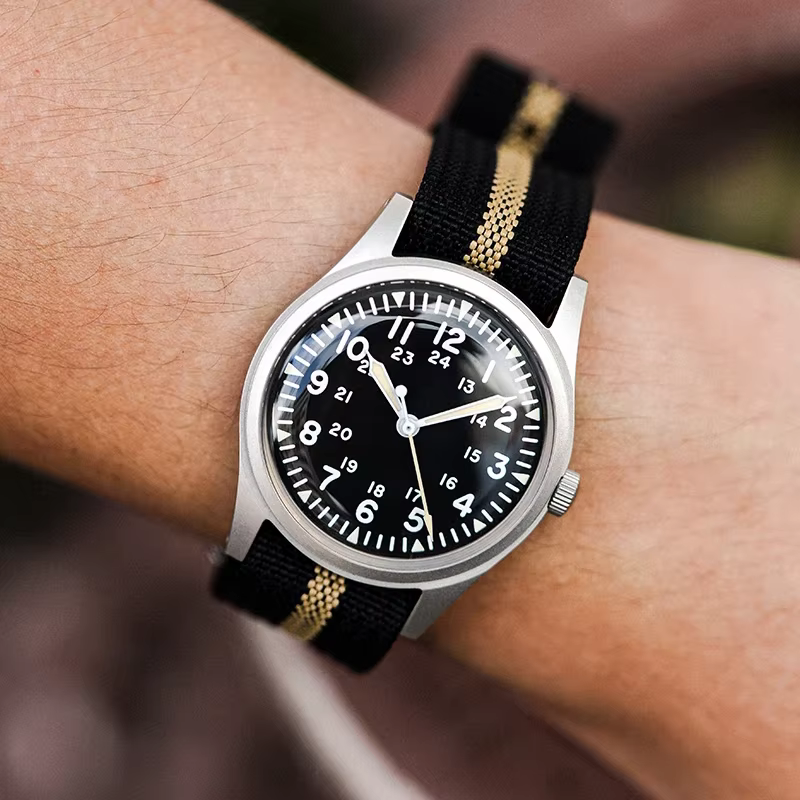 RDUNAE 2025 nouvelle montre à Quartz pour hommes MIYOTA Super 2035 RA03 34.5mm militaire étanche lumineux en acier inoxydable Reloj Hombre