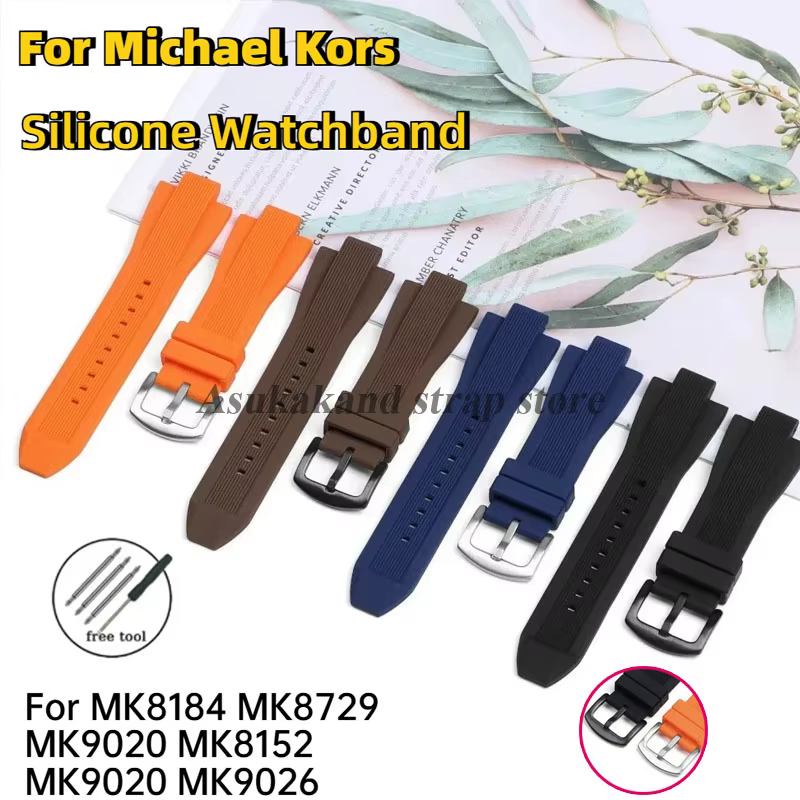 Bracelet de montre en Silicone pour Michael Kors