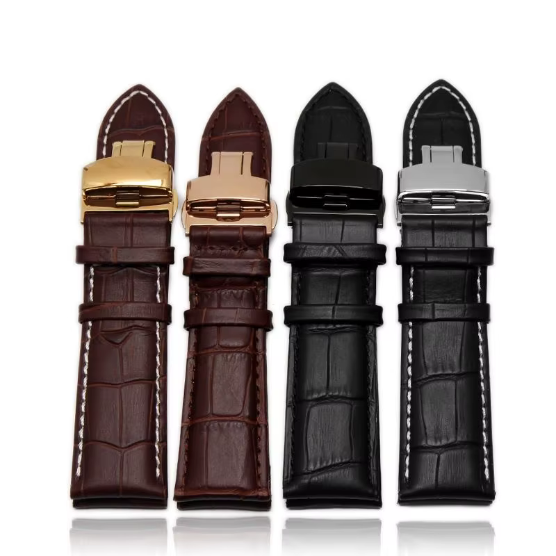 Bracelet de montre en cuir véritable de grande taille pour Armani AR2411 Panerai PA111 441 hommes 22mm 23mm 24mm 26mm