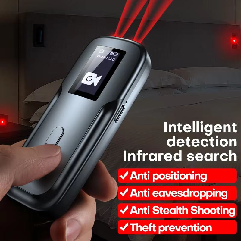 Détecteur de caméra cachée Anti-espion, traceur GPS de voiture, dispositif d'écoute, Bug RF sans fil, Scanner de tous les signaux, Gadget de Protection de sécurité