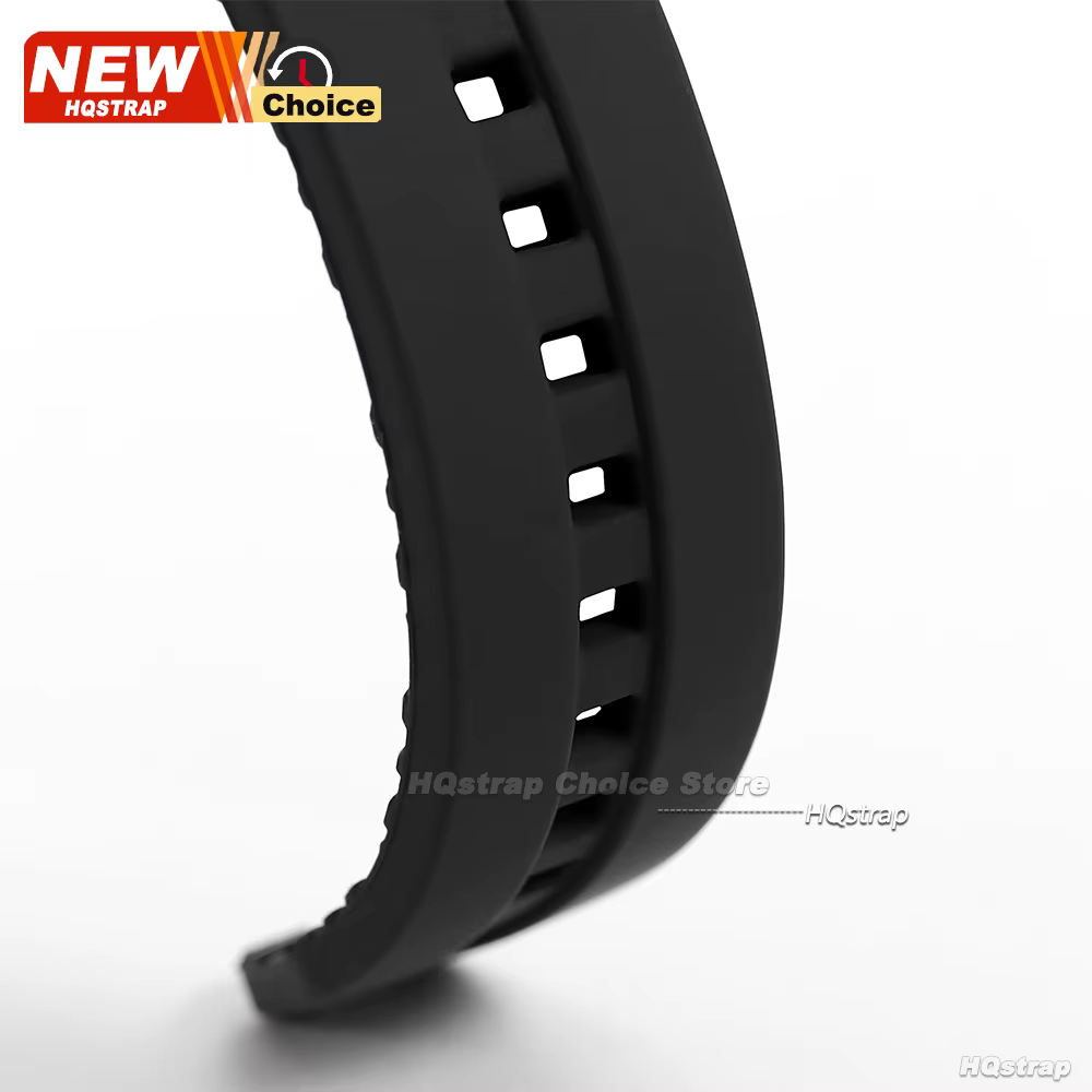 Grand bracelet de montre en Silicone 18mm 20mm 22mm 24mm longueur étendue sport