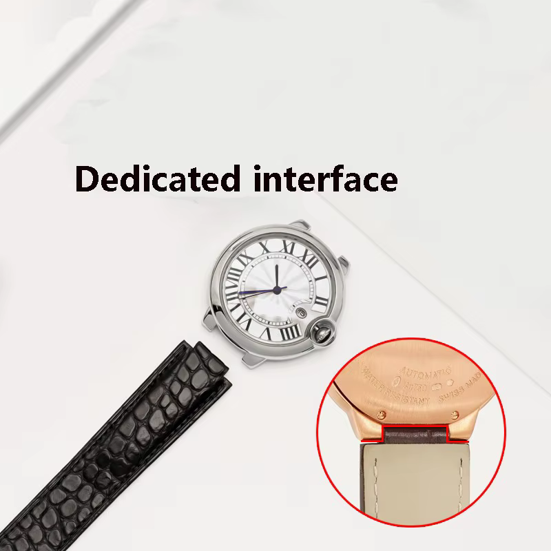 Bracelet de montre en cuir de Crocodile