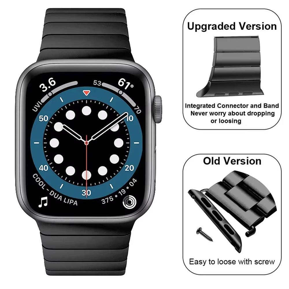 Bracelet à Maillons Métalliques pour Apple Watch