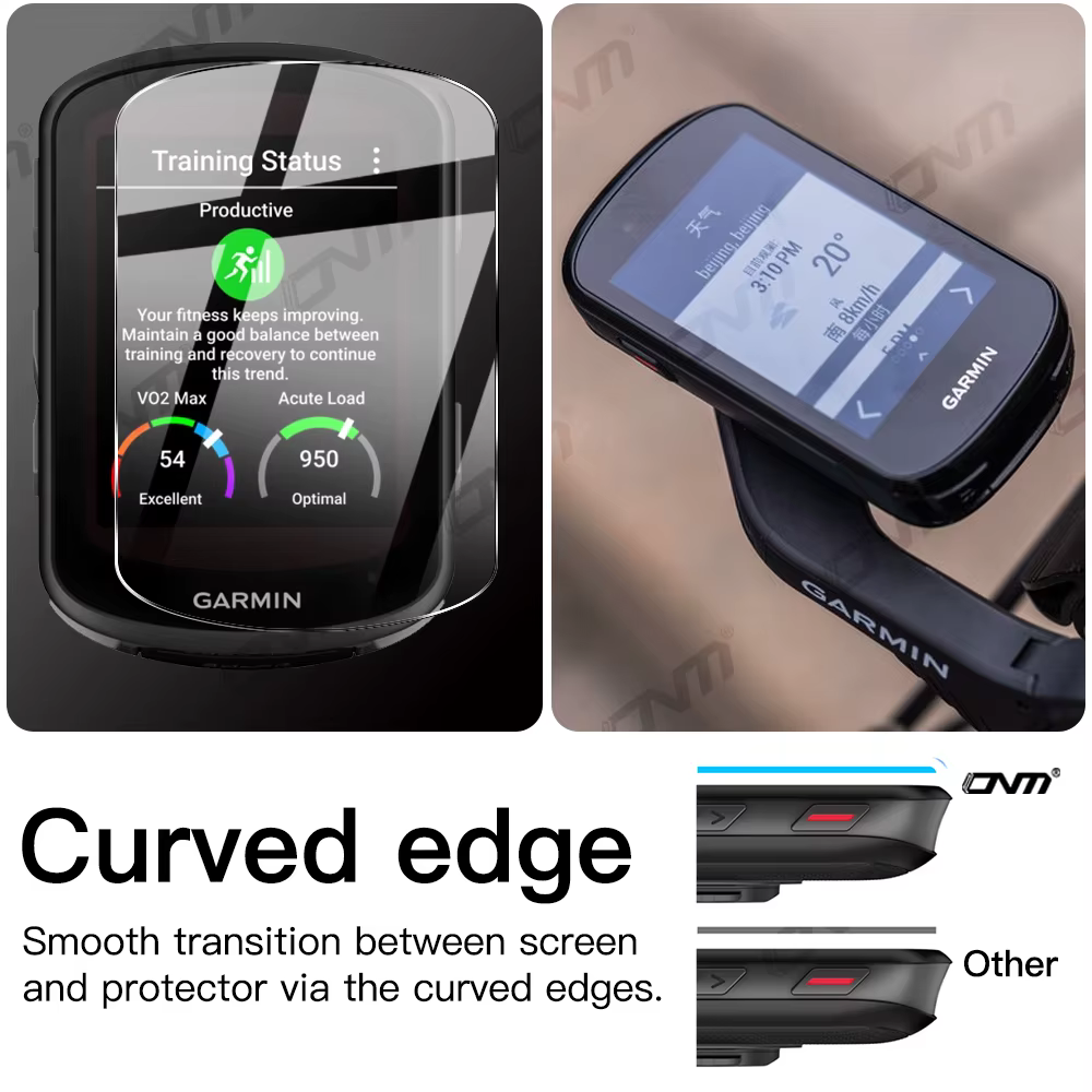 Protecteur d'écran en verre pour Garmin Edge 540/840/530/830
