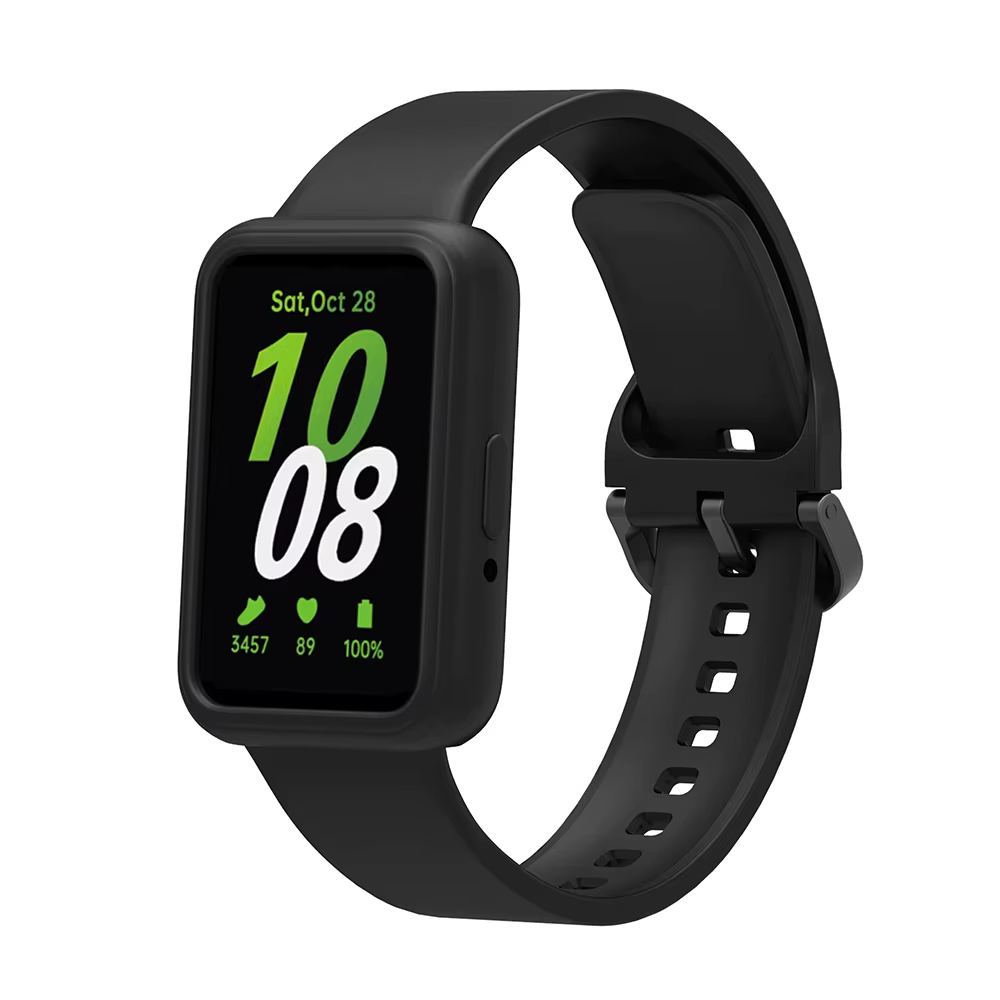Bracelet en Silicone + étui de protection pour Samsung Galaxy Fit 3 Fit3 SM-R390
