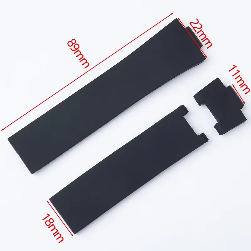 Bracelet de montre en caoutchouc souple pour femmes