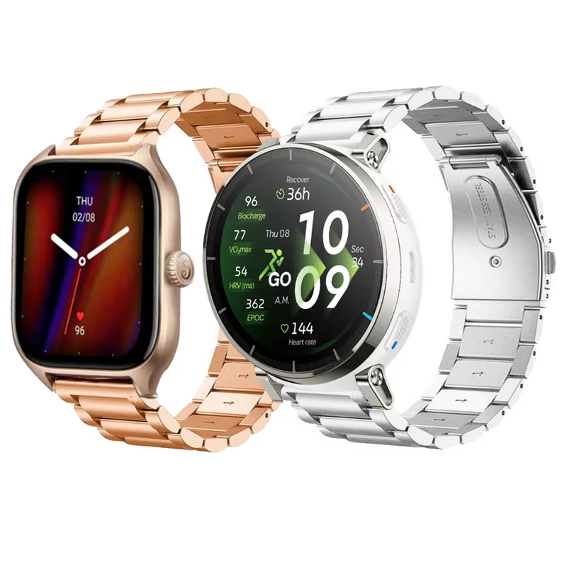 Bracelet en métal pour Amazfit Active 3 Premium/GTS 2 4 Mini