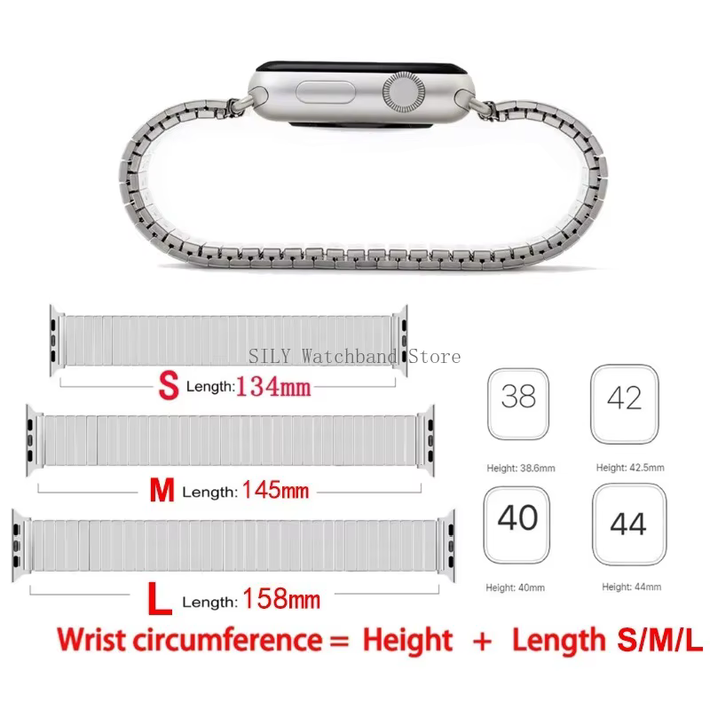 Bracelet artificiel astique en Acier Inoxydable