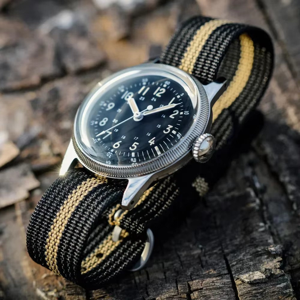 RDUNAE RA05 montre militaire Vintage 2035 mouvement Quartz K1 verre minéral cristal acier inoxydable lumineux étanche hommes montres